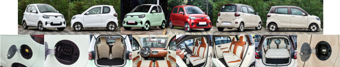 ODM Mini Electric Hatchback Vehicles EV Hatchback Φόρτιση 7,5 ωρών 0