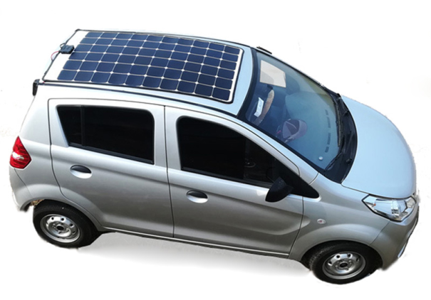 Ηλιακό αυτοκίνητο 3380mm επιτροπή 160mm Hatchback δύναμης ηλεκτρικό 2