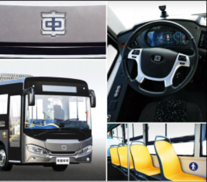 Μεγάλης χωρητικότητας ηλεκτρικό λεωφορείο μοντέλο TEG6803BEV με 29 θέσεις για σύγχρονες πόλεις 1