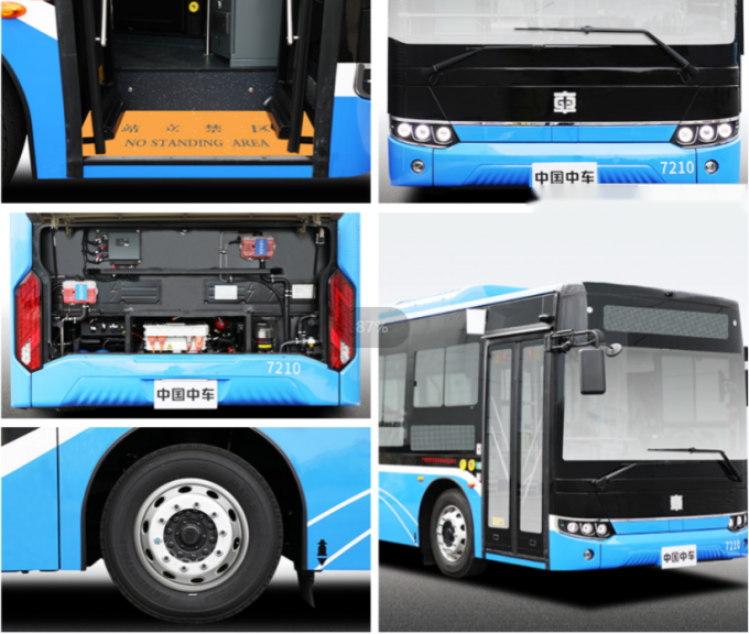 Υψηλής εμβέλειας καθαρά ηλεκτρικά λεωφορεία μοντέλο TEG6105BEV Με μεγάλη χωρητικότητα 0